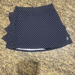 Dona Jo “Shakira” TENNIS Skirt – Black & White Polka Dot (Size 1)